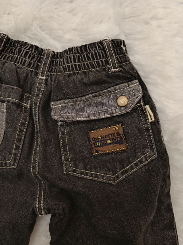 Jean taille élastique T. 6 mois Tissaia - photo numéro 6