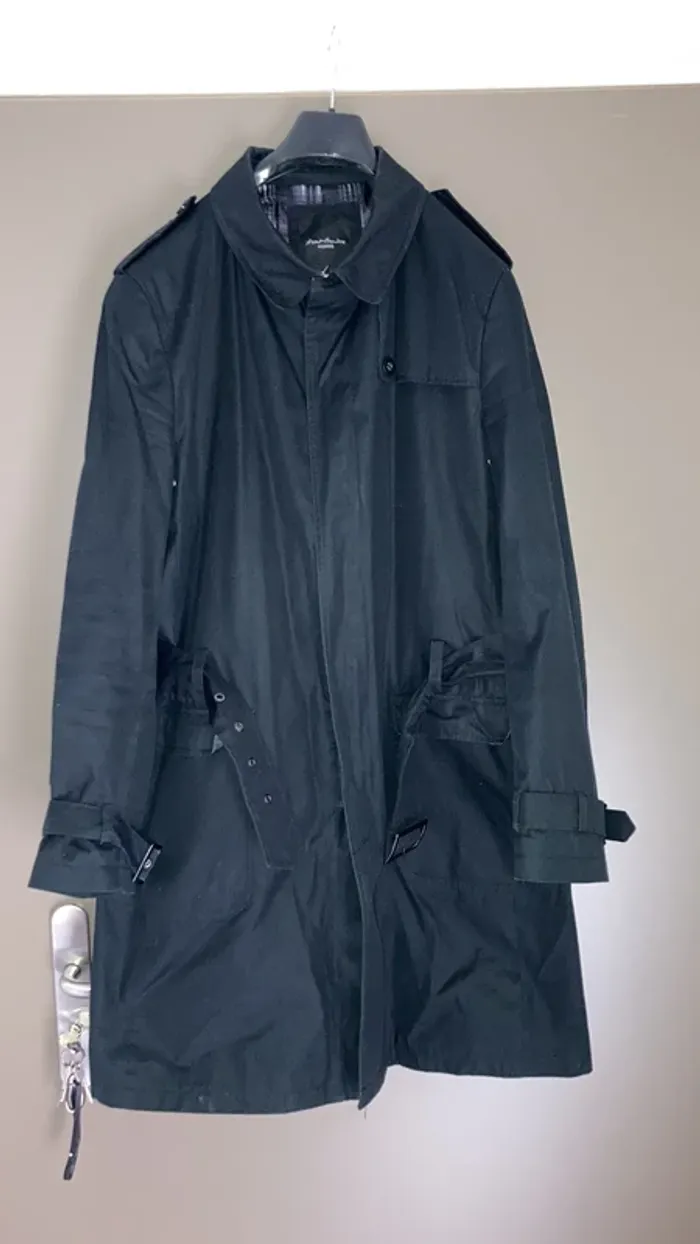 Trench-coat homme noir XL Avant Première