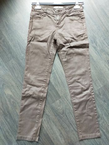 Pantalon enduit délavé