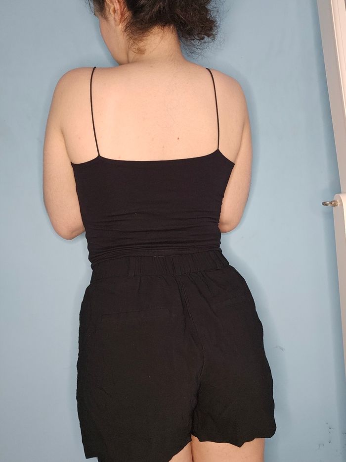 Top débardeur noir moulant confortable S tally weijl - photo numéro 3