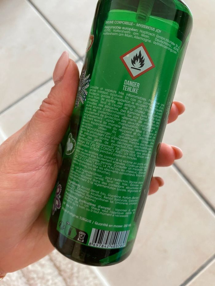 Brume corps Misterious Joy 250 ml - photo numéro 4
