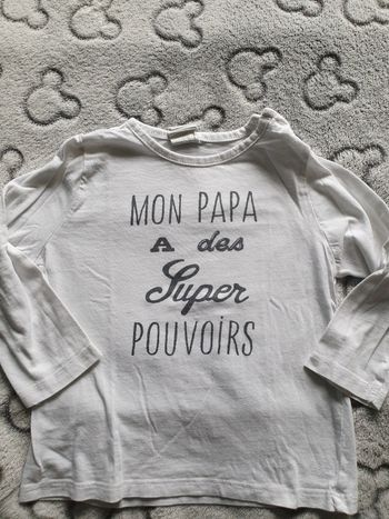 Tshirt message
36 mois