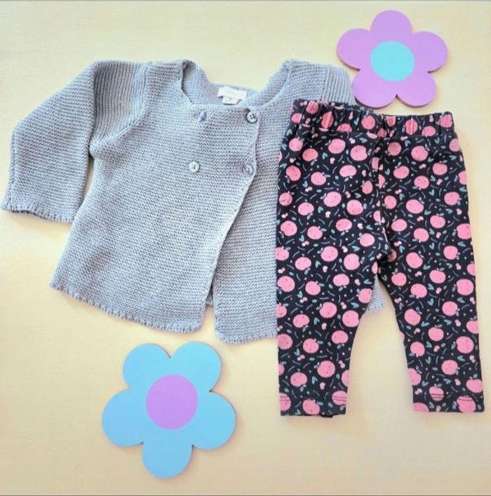 Lot leggings et gilets 3mois - photo numéro 3