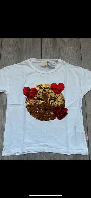 T-shirt MC Zara 5 ans Sequins réversibles