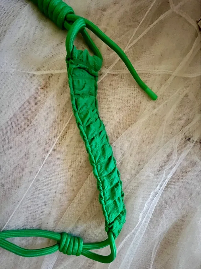 Sac Waffle de Crazy Lou vert pomme - neuf sans étiquette - photo numéro 9