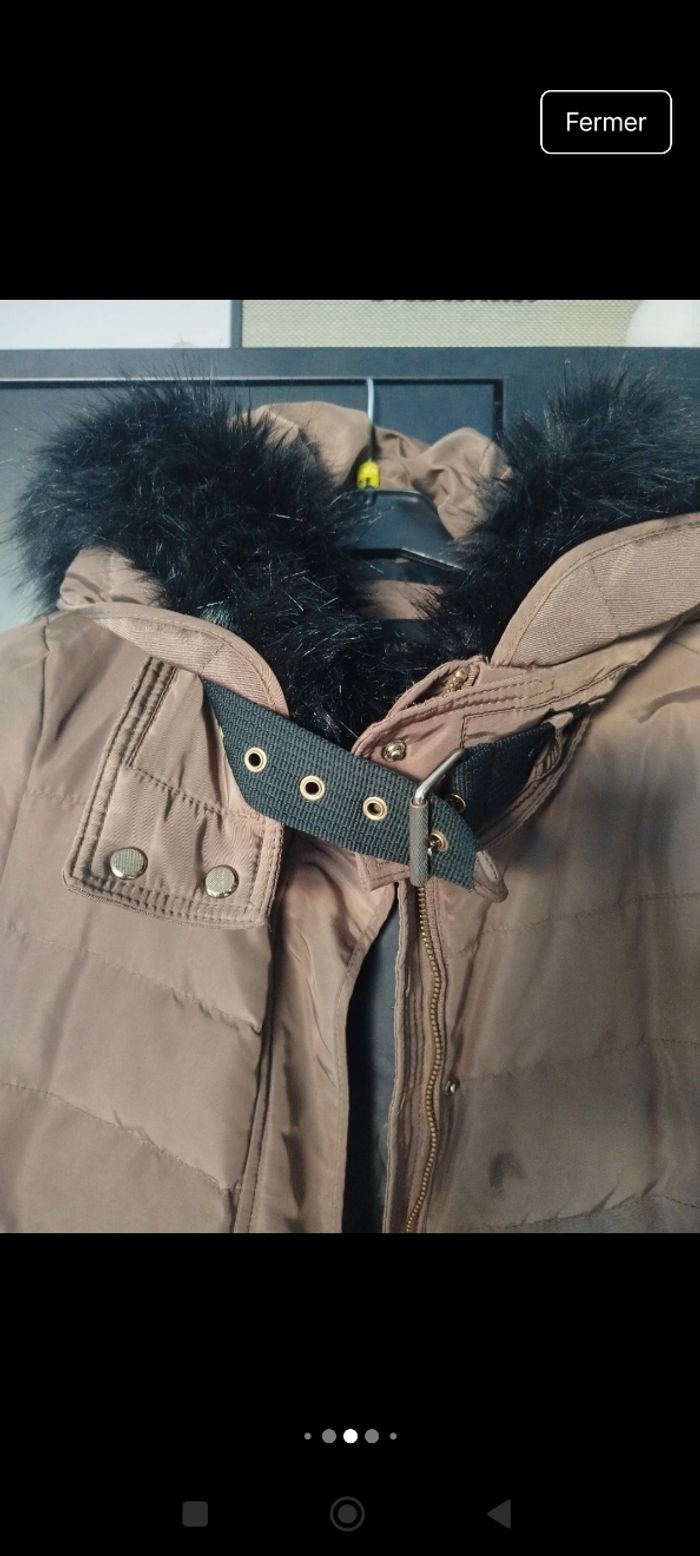Parka manteau Zara capuche - photo numéro 3
