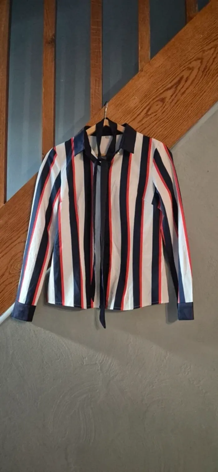 Blouse à rayures