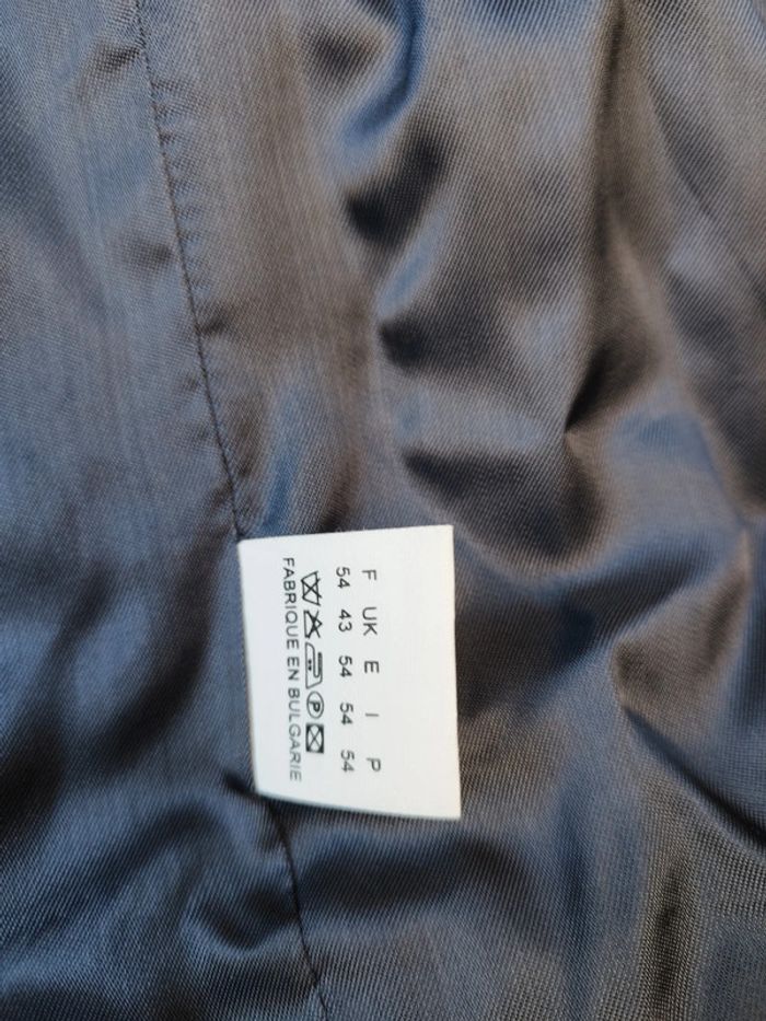 Veste de costume bleu Shetland taille 54 - photo numéro 3