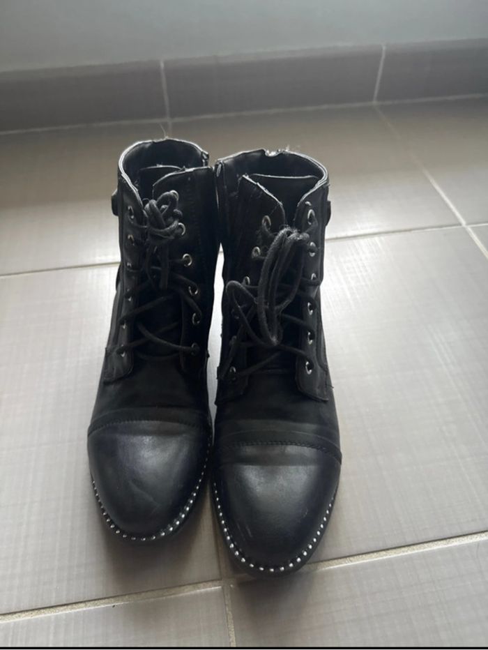 Paire de bottines, taille 38 - photo numéro 5