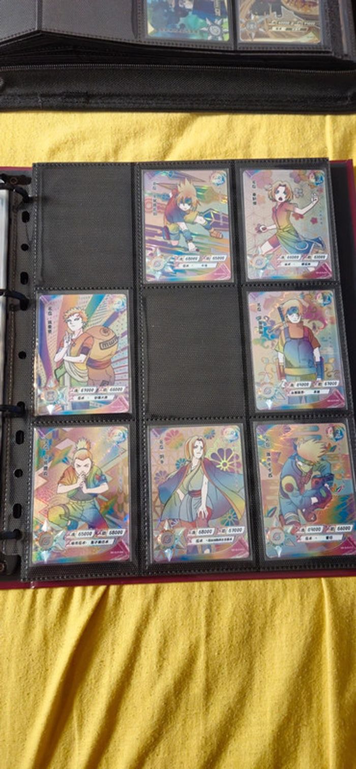 Lot de 31 cartes naruto SLR white