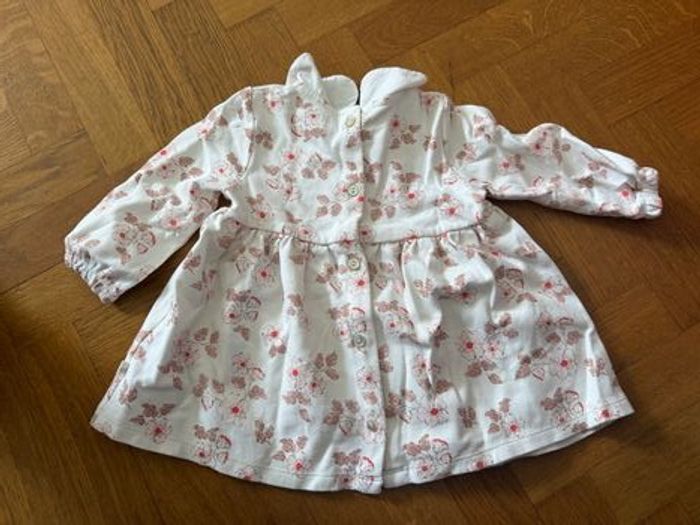 Robe à fleurs manches longues 9mois - photo numéro 2