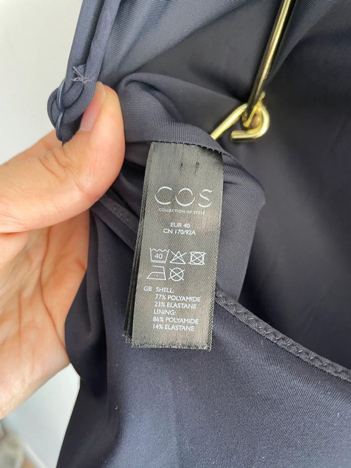 Maillot une pièce bleu marine COS - photo numéro 4