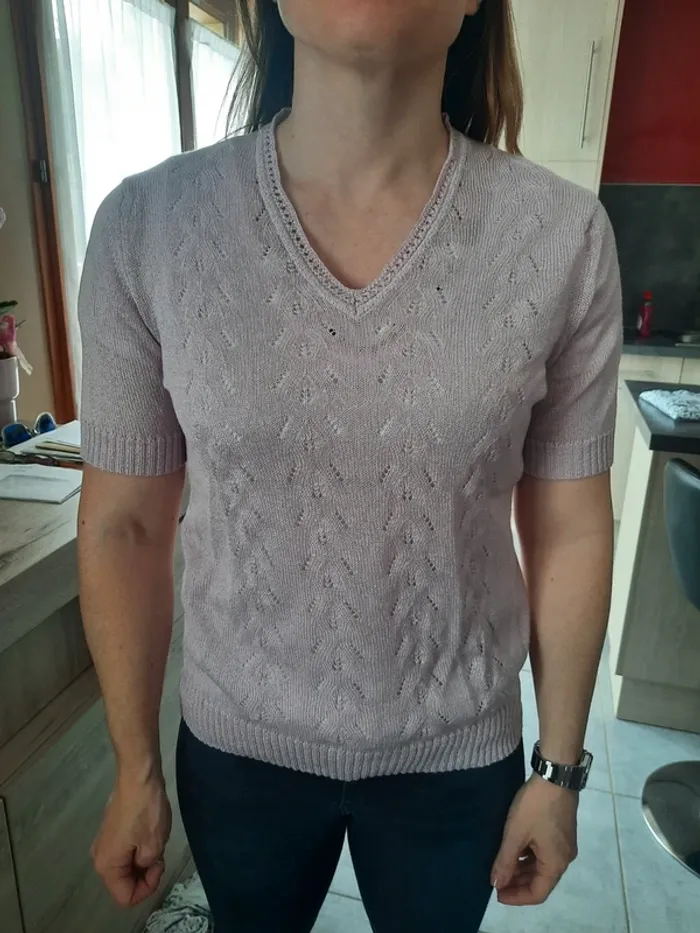 Haut couleur lilas