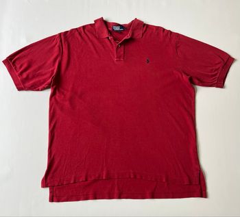 Polo Ralph Lauren rouge homme taille L