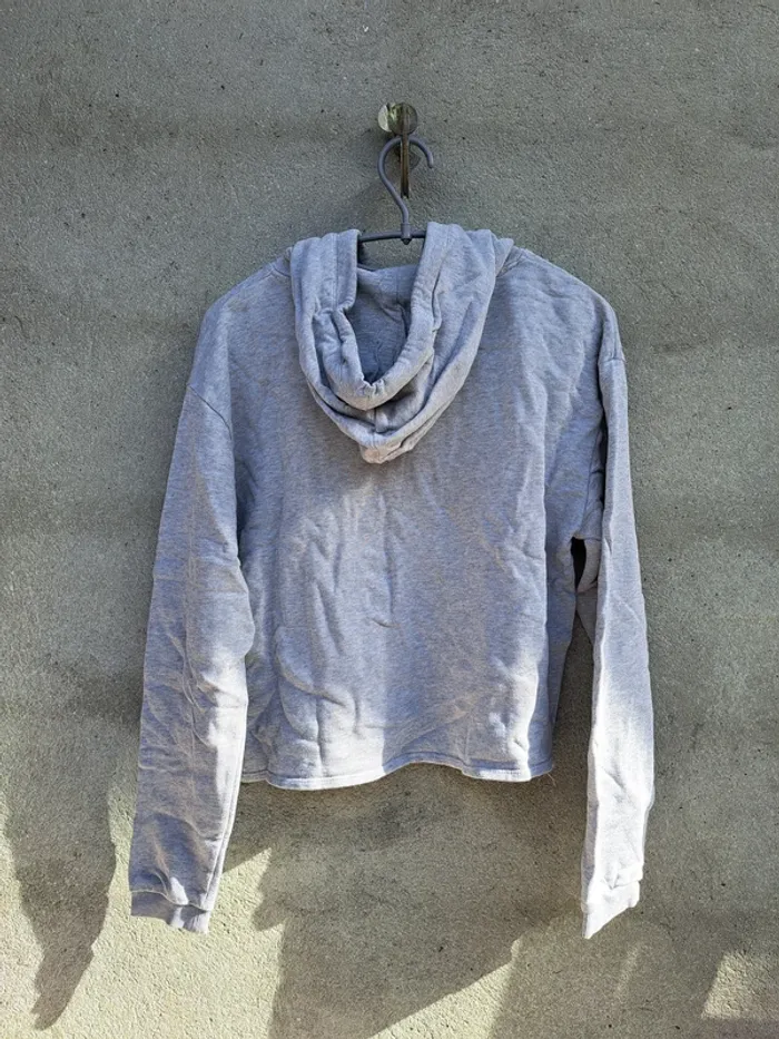 Sweat à capuche gris - photo numéro 2