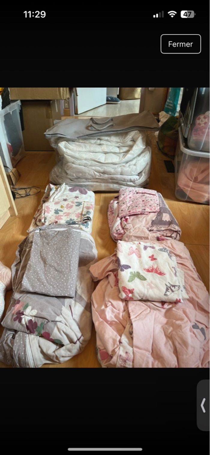 Ensemble ligne de lit évolutif magicouette vertbaudet