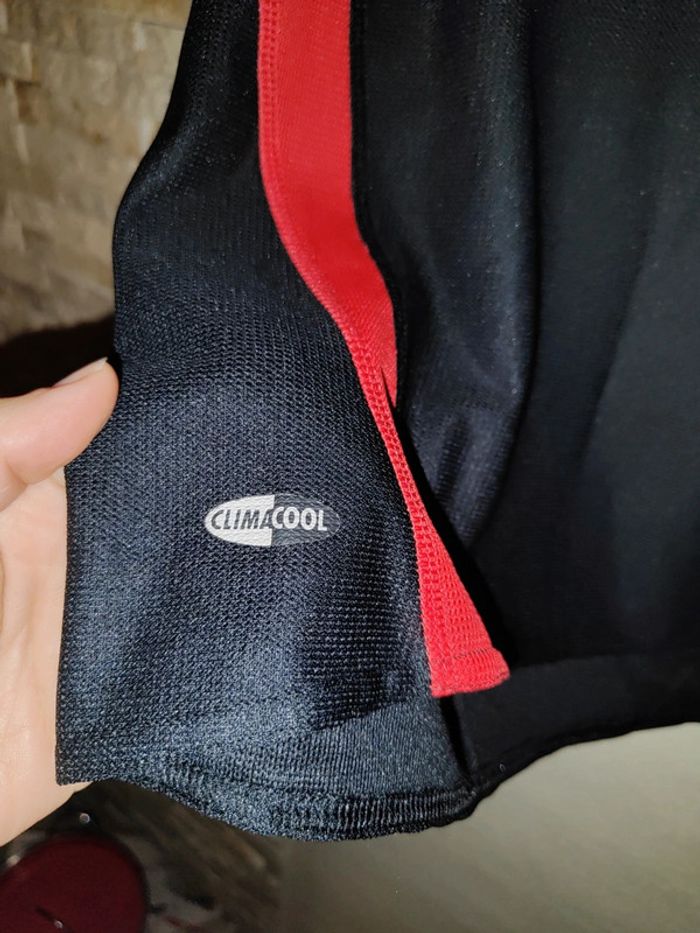 T-shirt noir et rouge Adidas - photo numéro 4