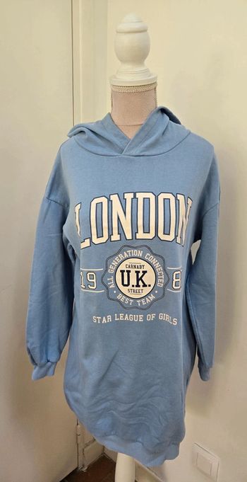 Robe sweat bleu Kiabi Taille XS