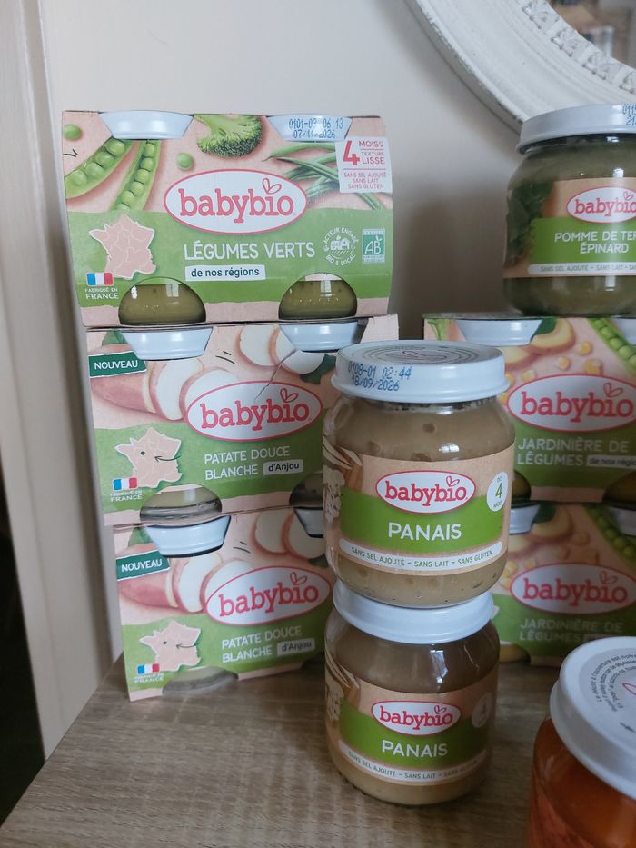 Lot petits pots babybio 4mois et + - photo numéro 2
