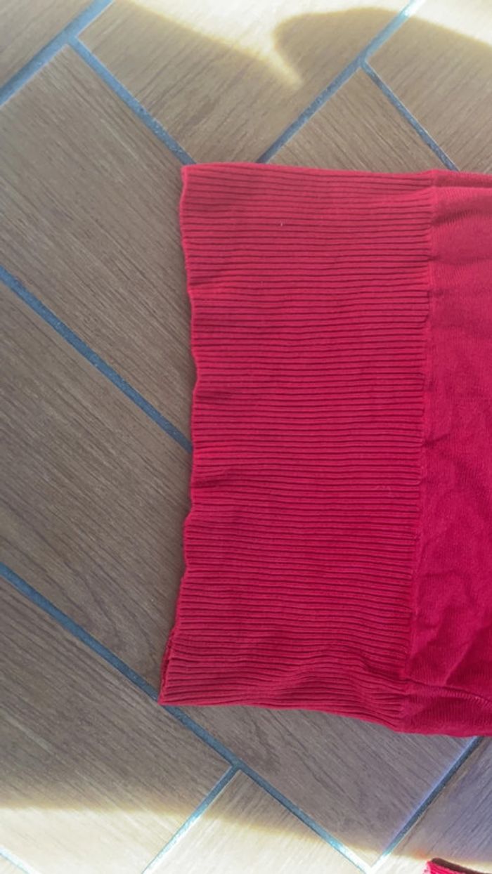 Pull/tunique 36/38 rouge - photo numéro 3