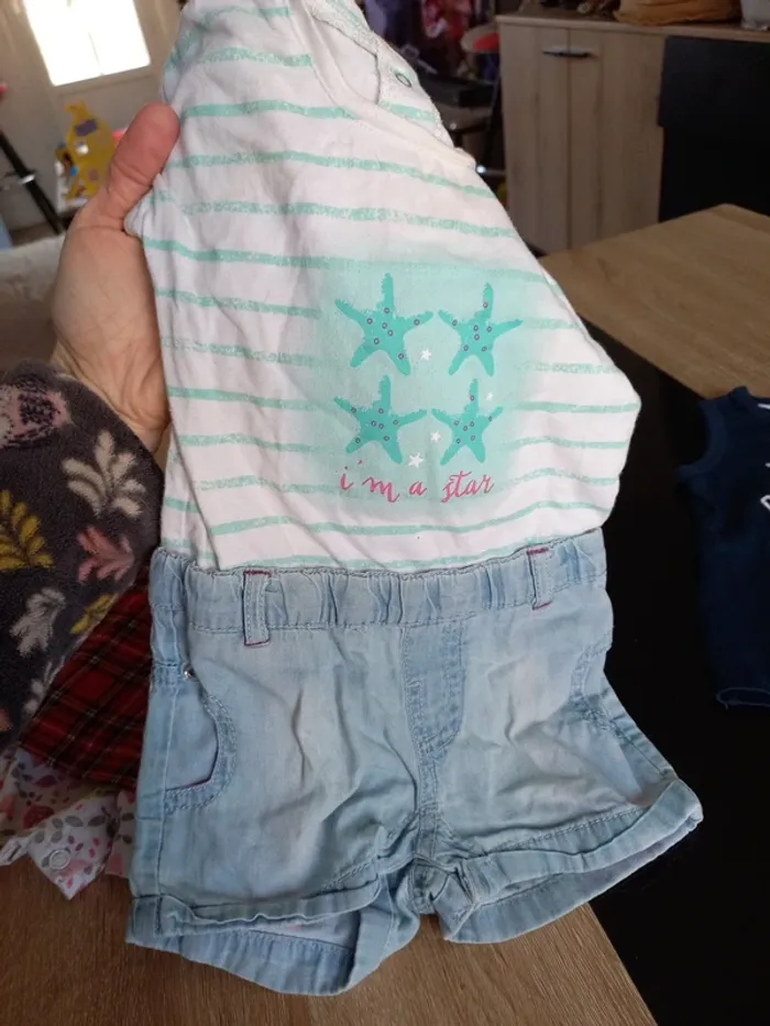Ensembles robe débardeur 2 combi short fille - photo numéro 8