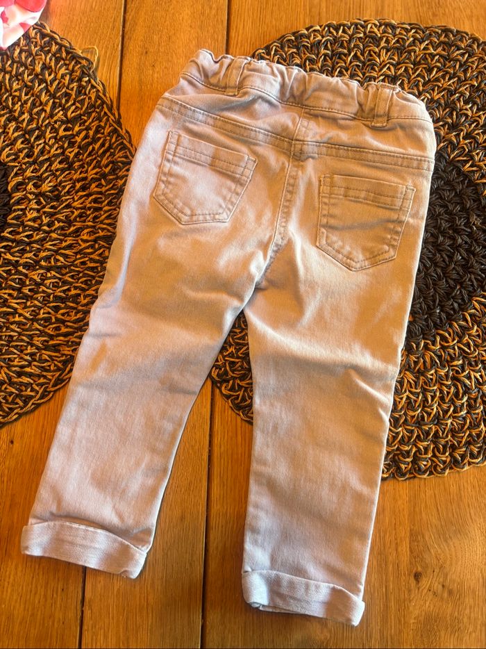 Jean souple coton gris 18m - photo numéro 4