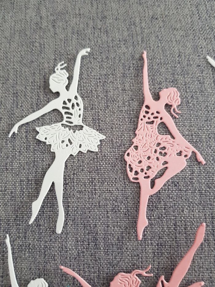 Lot embellissement scrapbooking, ballerines - photo numéro 4