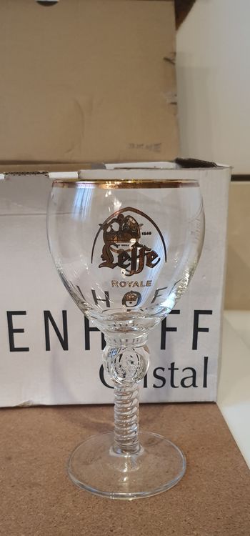 Carton de 6 verres à bière "Leffe royale Ritzenhoff Cristal"