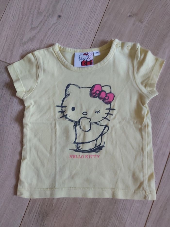 Ensemble tee-shirt et legging fille 3 mois en très bon état (78) - photo numéro 2