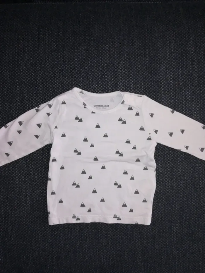 Lot de 4 tee-shirts pour l'été, bébé fille, 3mois - photo numéro 8
