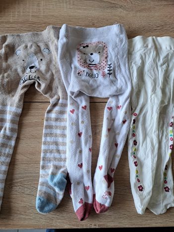 Lot de 3 collants. 62 68