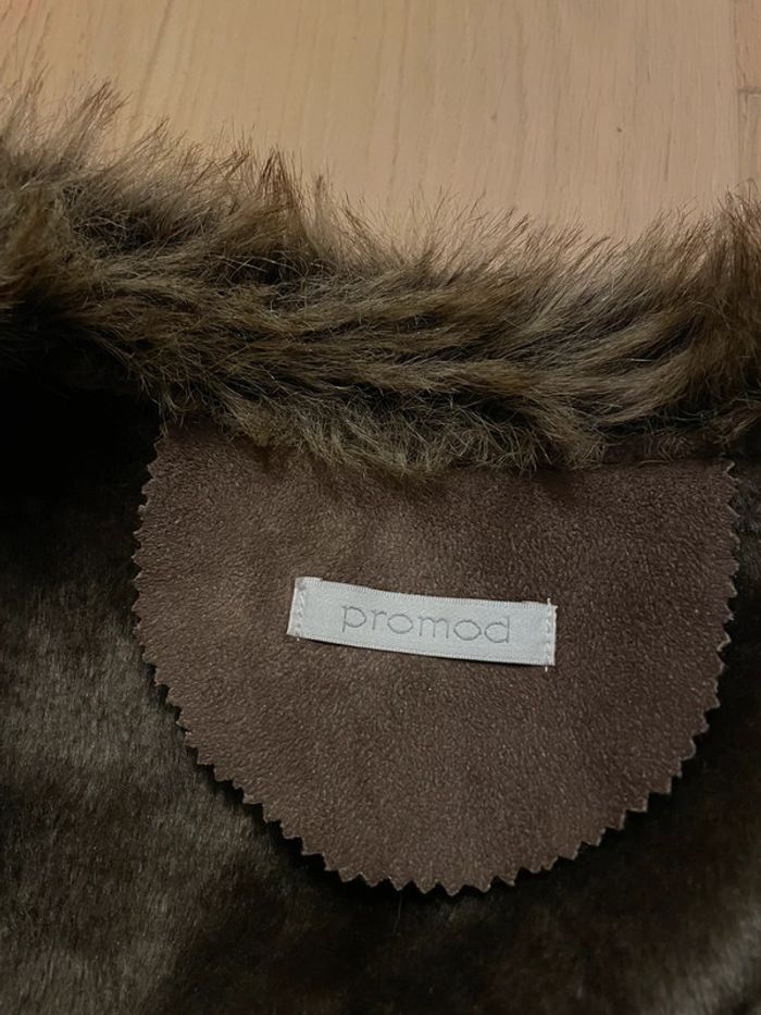Veste faux cuir retourné - Promod - M - photo numéro 6