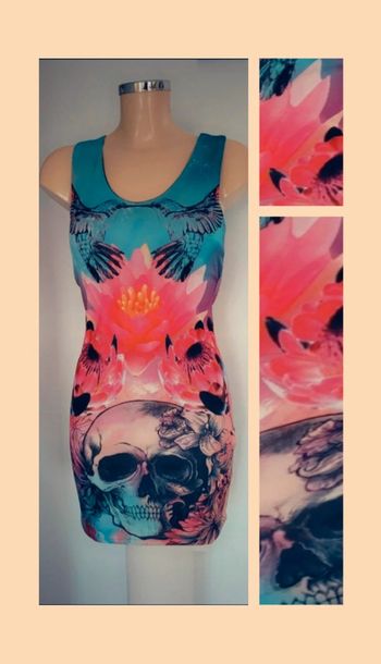 Robe moulante skull T36-38