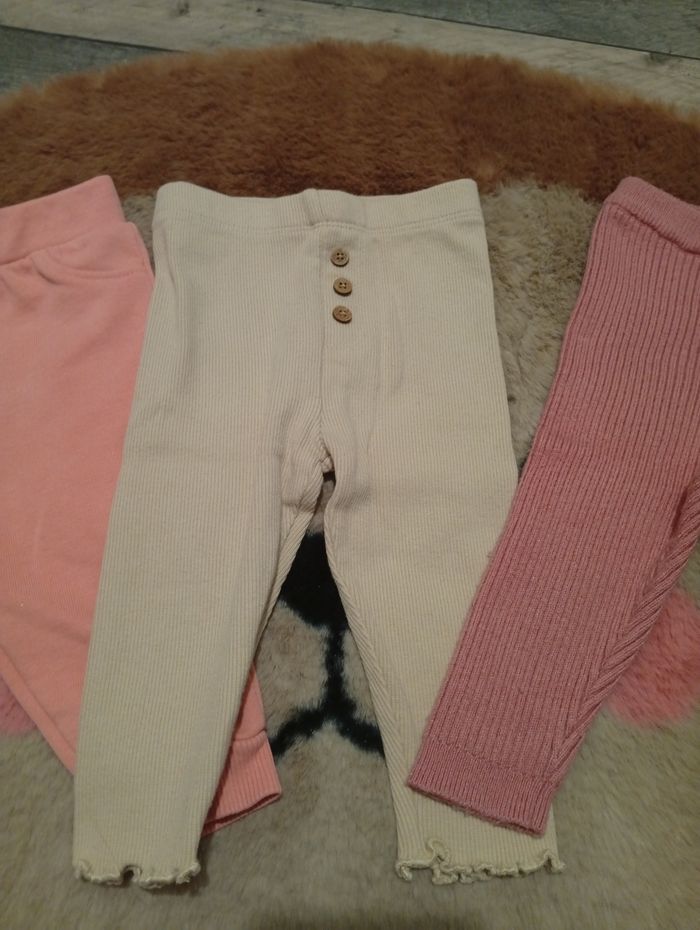 Lot de 3 pantalons 6 mois fille - photo numéro 3