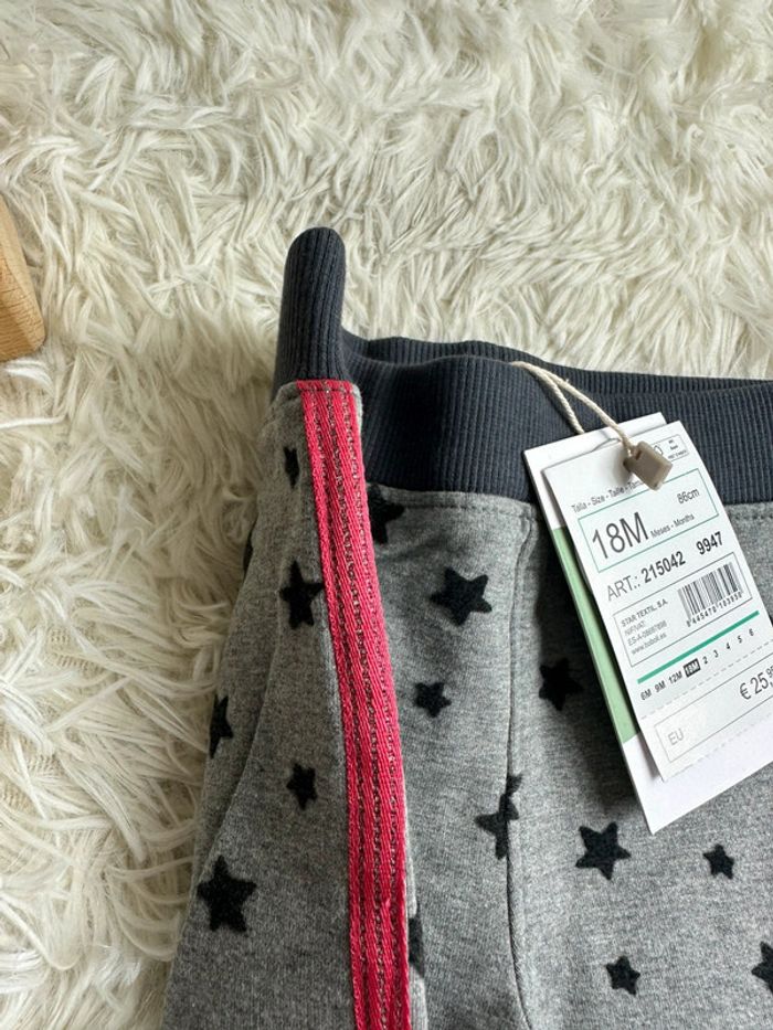 Legging gris et étoile Boboli taille 18 mois - photo numéro 5