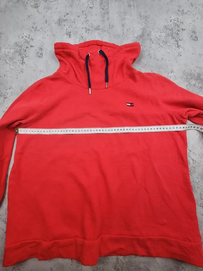 Sweat col roulé Tommy Hilfiger rouge L Hommes (mesures en photos) - photo numéro 6