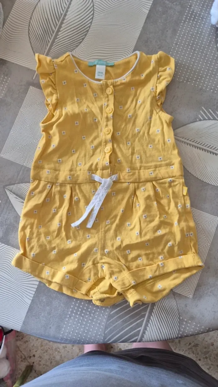 Combinaison short fille