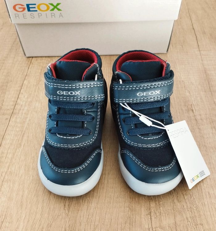 Baskets montantes garçon bleu marine taille 20 Geox - photo numéro 2