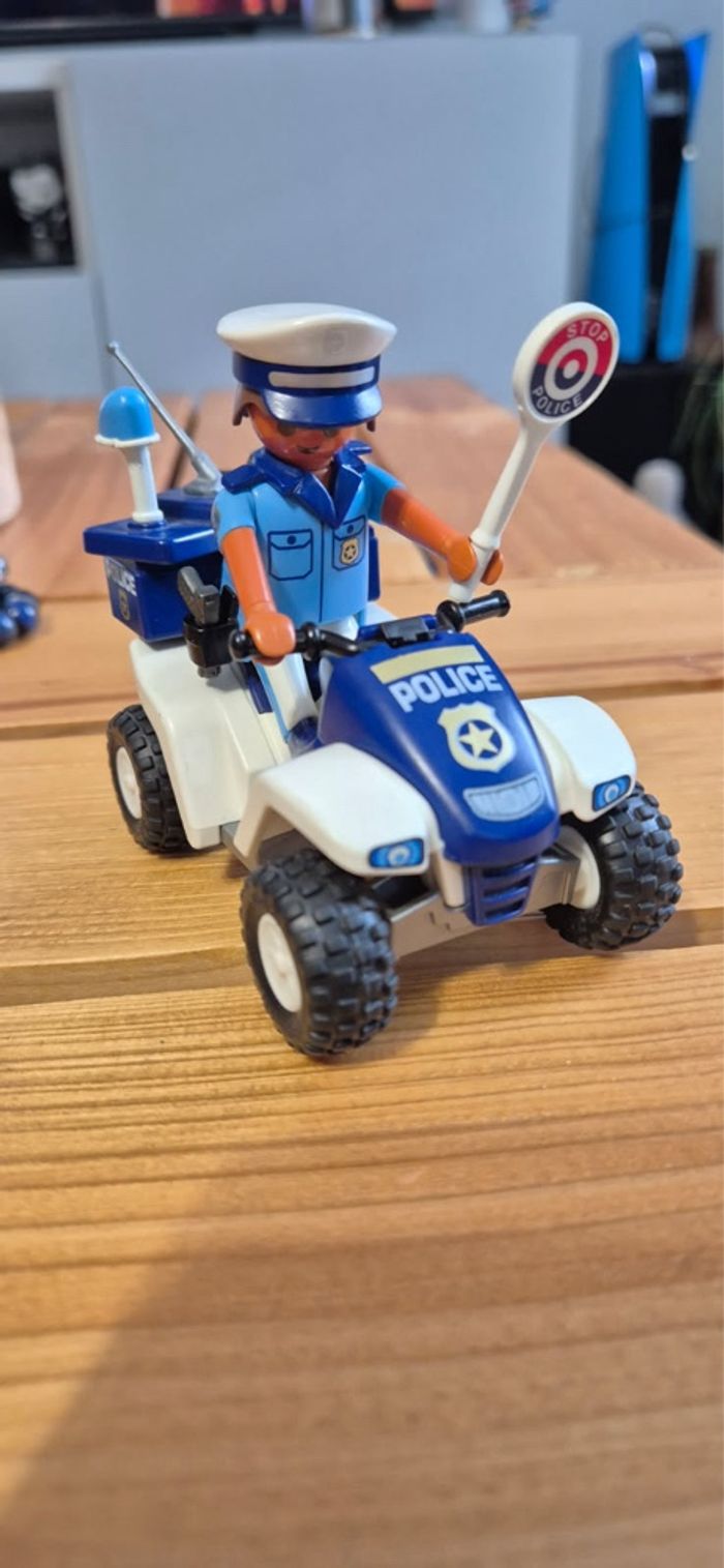 Quad police Playmobil - photo numéro 2