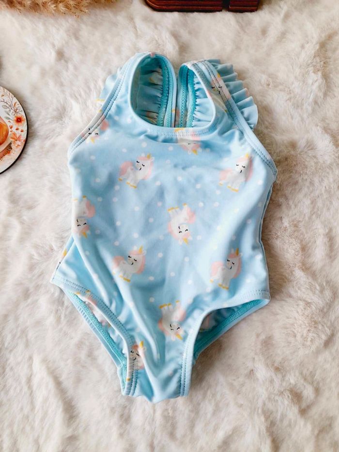 Maillot de bain une pièce licorne 3 mois - photo numéro 2