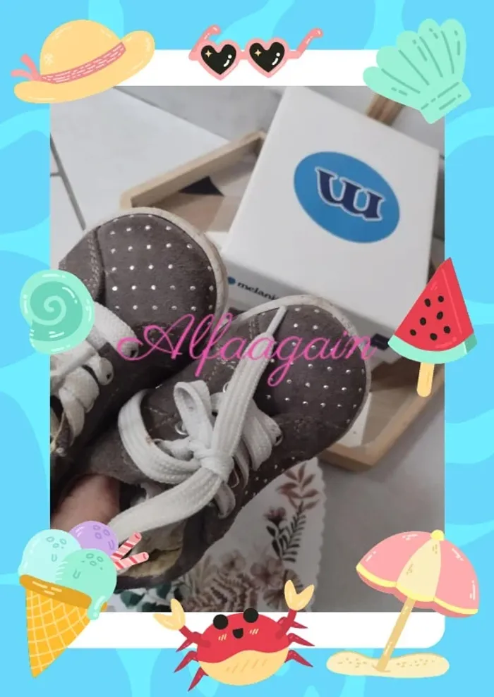 Chaussures neuves bébé 19 fille - photo numéro 4