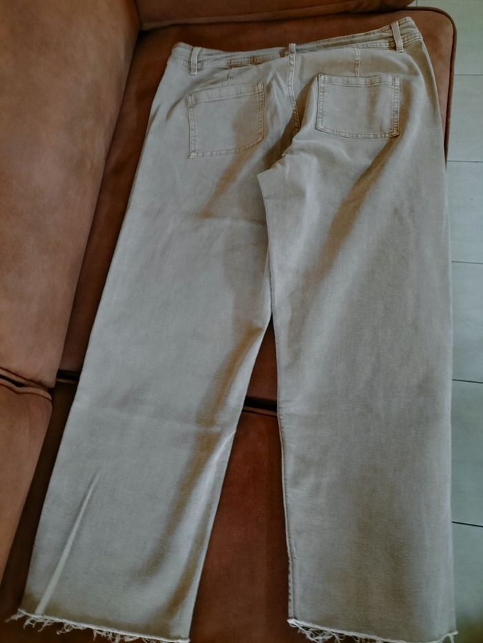 Jean large beige - photo numéro 2