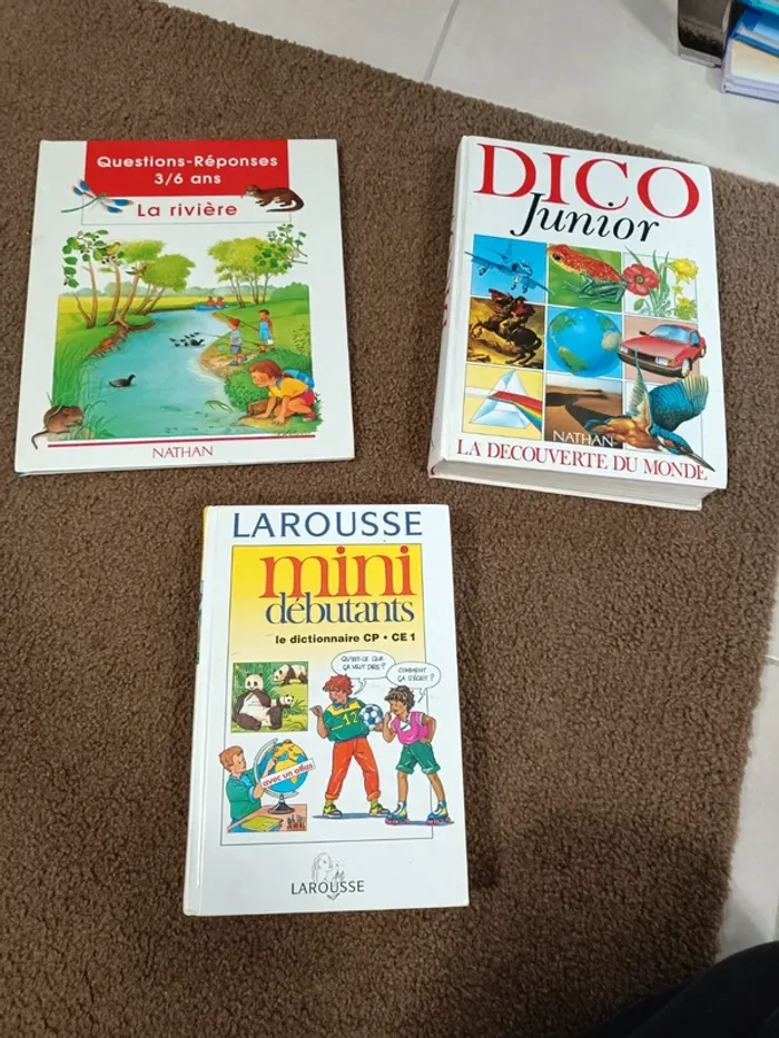 Lot 3 livres
