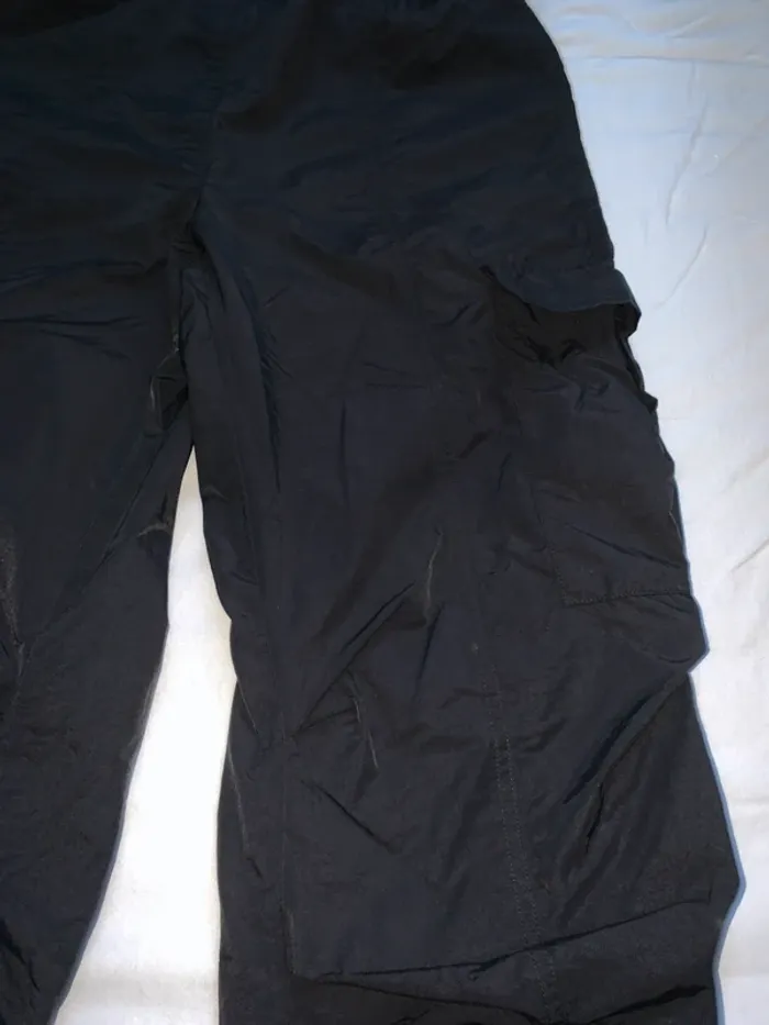 Pantalon parachute noir - photo numéro 3