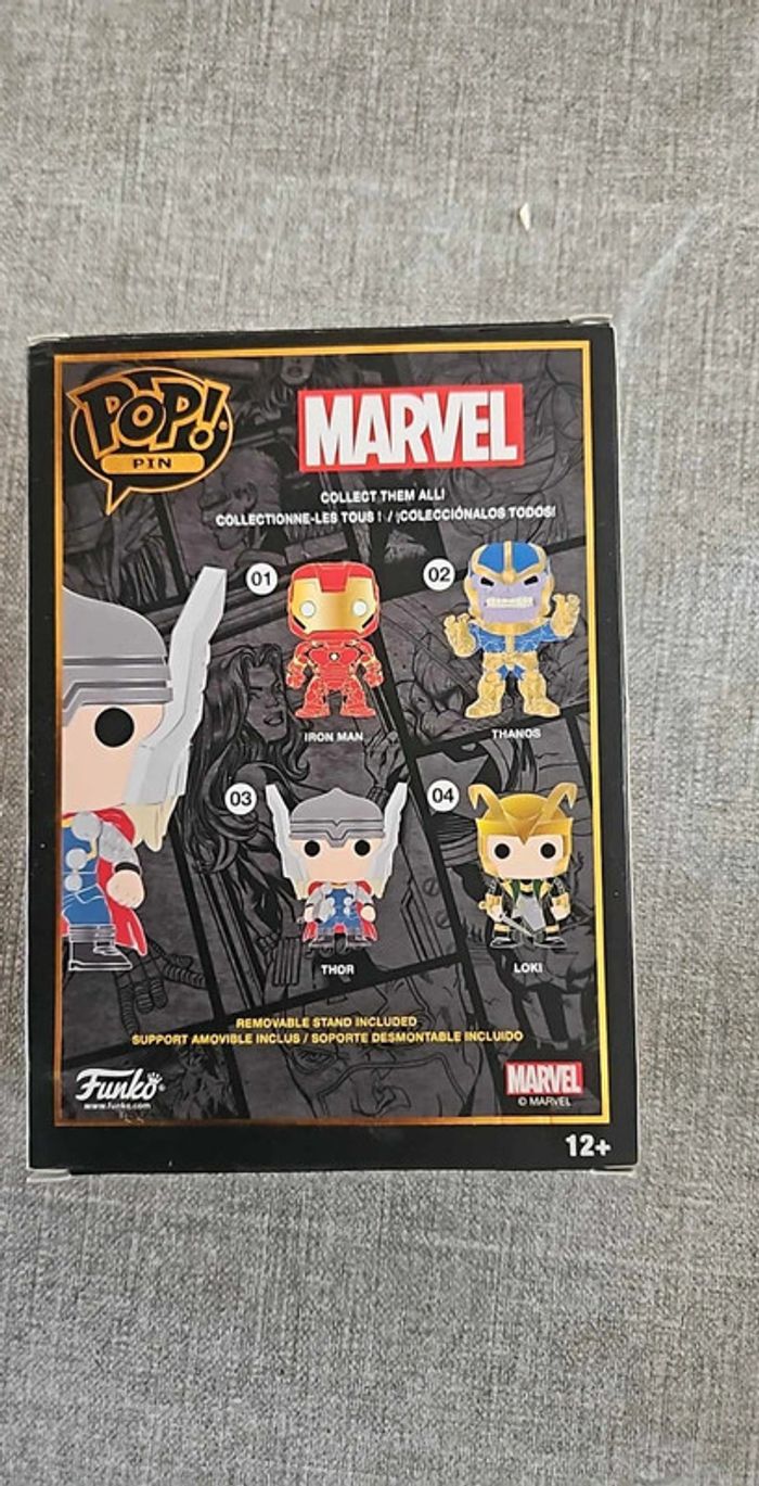 Funko pop pin 03 thor - photo numéro 2