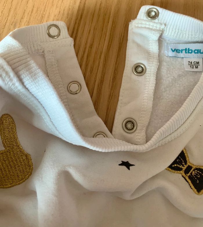 Sweatshirt 12 mois fille Vertbaudet - photo numéro 3