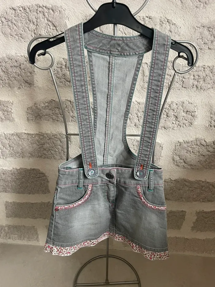 Jupe jeans salopette fille 6 ans