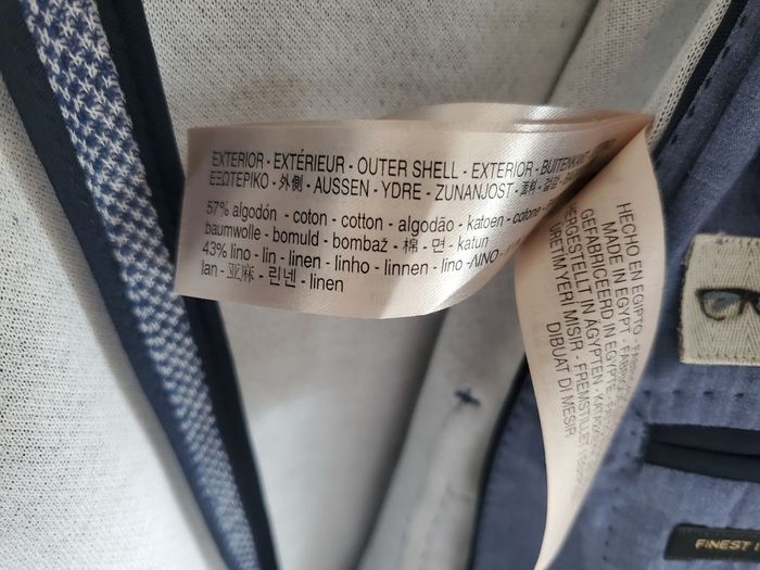 Blazer Homme lin Massimo Dutti - photo numéro 9