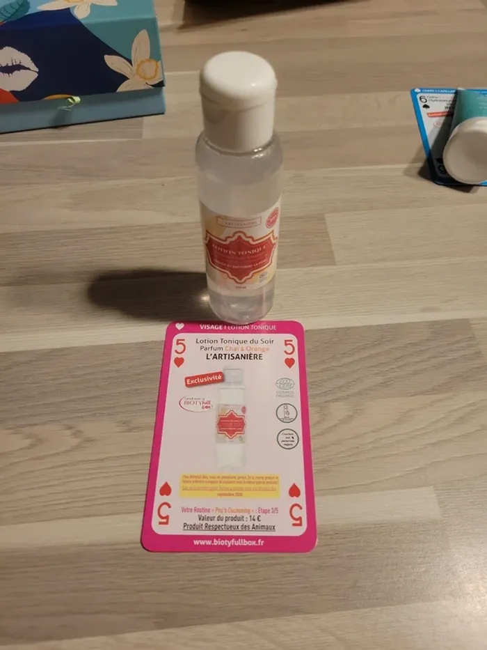 Lotion tonique du soir L'artisanière