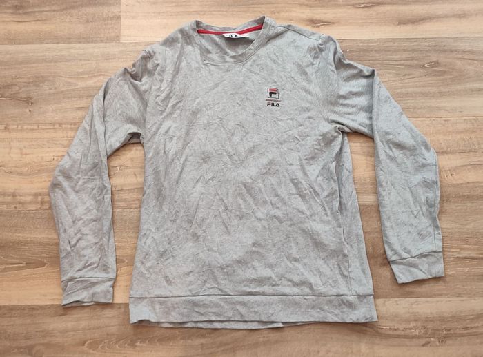 Vêtement Homme Pull Fila gris taille M #Retrostreet - photo numéro 2